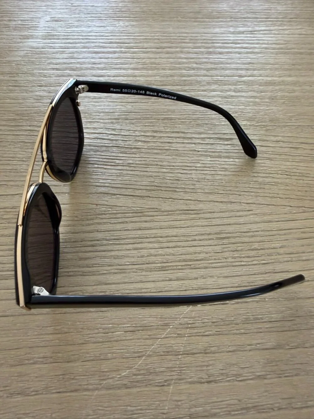 New Quince Black Remi Polarized Acetate Sunglasses